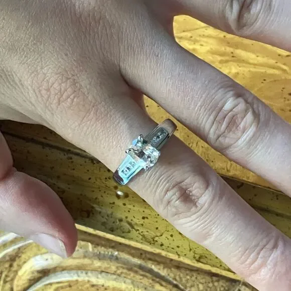 Yellow Labradorite Sterling Silver Ring Size 10 - Picture 4 of 10